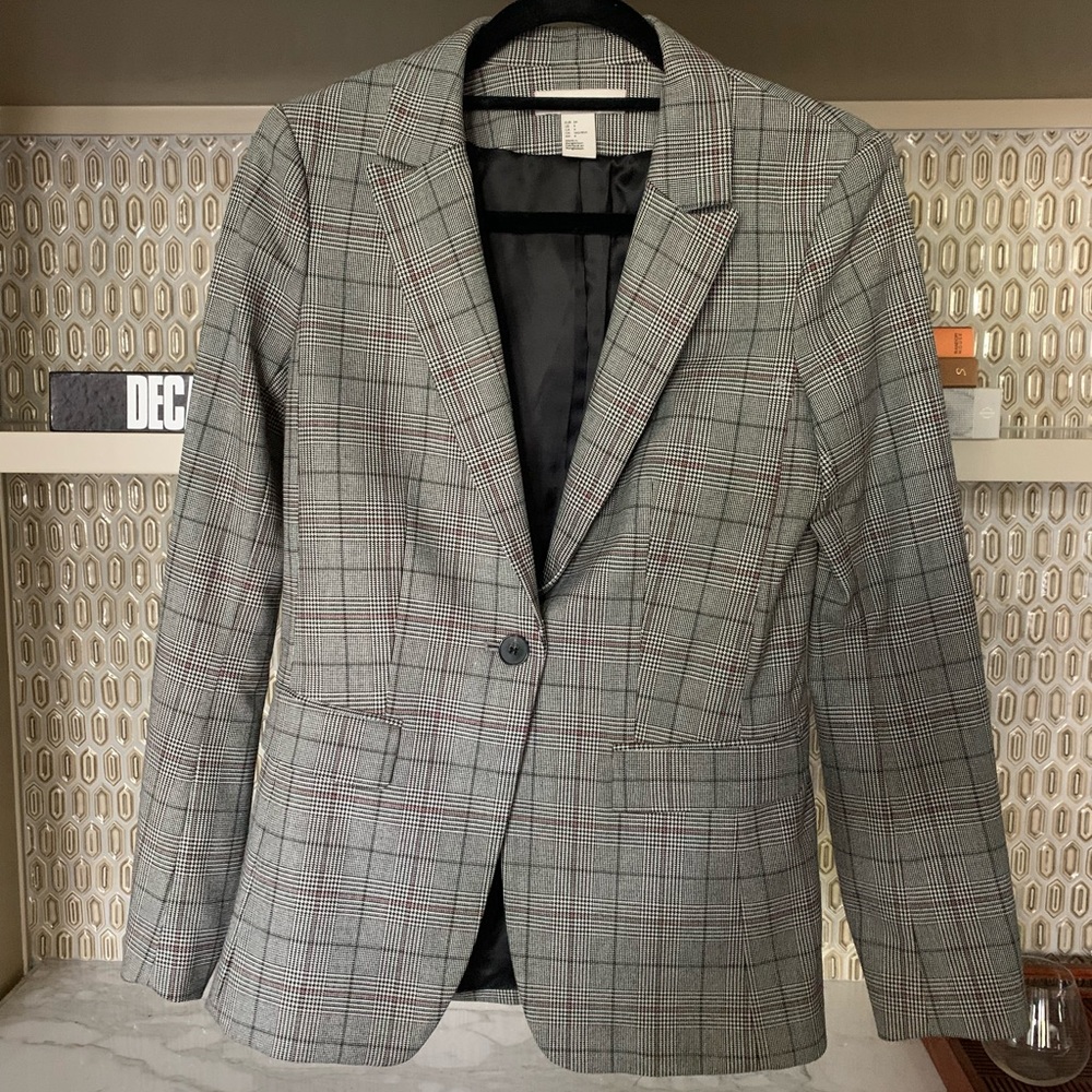 H&M Plaid Blazer